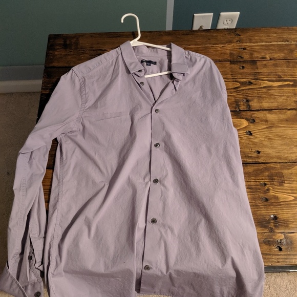 Two Gap Dress Shirts both Large Slim - Picture 4 of 6